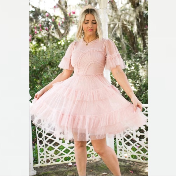 ♡ 𝖨𝗏𝗒 𝖢𝗂𝗍𝗒 𝖢𝗈 ♡ 𝖡𝗅𝗎𝗌𝗁 𝖶𝗁𝗂𝗆𝗌𝗂𝖼𝖺𝗅 𝖲𝗁𝗈𝗋𝗍 𝖣𝗋𝖾𝗌𝗌 - Picture 2 of 7